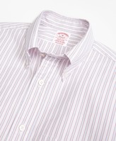Thumbnail for your product : Brooks Brothers Madison Fit Oxford Outline Stripe Sport Shirt
