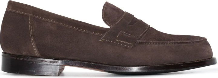 Grenson Epsom round-toe loafers