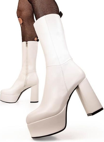 Wide Calf Black Platform Boots ShopStyle UK