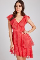 Thumbnail for your product : Little Mistress Selma Poppy Lace Frill Dress