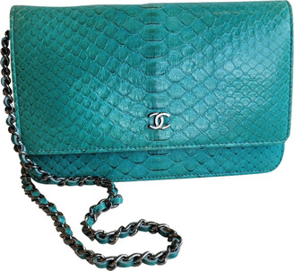 Chanel Timeless/Classique python crossbody bag - ShopStyle