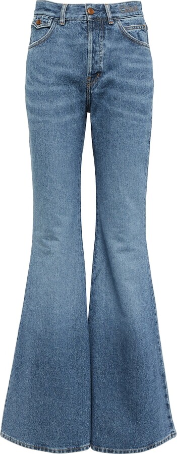 Chloé High-rise flared jeans
