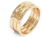 Thumbnail for your product : BaubleBar Hammered Midi Ring Trio