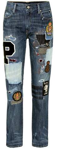 polo patchwork jeans