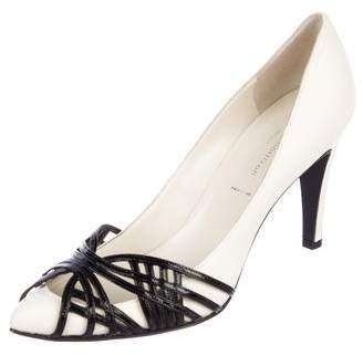 Sigerson Morrison Leather Pointed-Toe Pumps w/ Tags