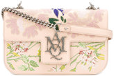 Alexander McQueen - floral-embroidered shoulder bag - women - coton/Cuir - Taille Unique
