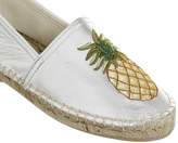 Thumbnail for your product : Office Forestry Embroidered Espadrilles Silver
