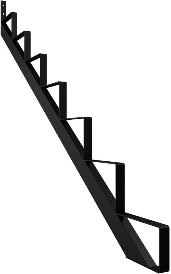 PEAK 7-Step Powder-Coated Finished Steel Stair Riser (Includes 1 Stringer)