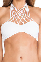 Thumbnail for your product : Mikoh Swimwear Kahala Front Criss Cross Halter Top