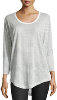 Thumbnail for your product : Joie Long-Sleeve Striped Shirt, Silver/Porcelain