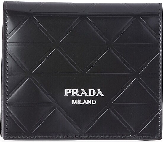 Prada Men's Saffiano Leather Passport Holder
