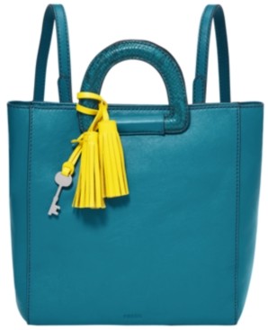 fossil camilla backpack teal