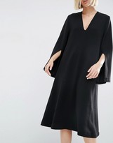 Thumbnail for your product : ASOS Midi Dress With Square V-Neck