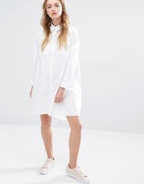 Thumbnail for your product : NATIVE YOUTH Shirt Dress With Raw Hem