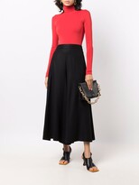 Thumbnail for your product : Pt01 High-Waist Wool-Blend Culottes