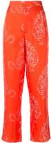 Thumbnail for your product : Shanghai Tang Pyjama Pants with Tiger & Snake Print