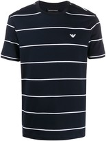 Thumbnail for your product : Emporio Armani striped print T-shirt