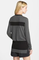 Thumbnail for your product : MICHAEL Michael Kors Sequin Panel Colorblock Crewneck Sweater