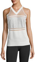 Thumbnail for your product : Blanc Noir Vue Paneled Sweater Tank Top, White