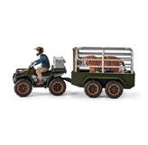 Thumbnail for your product : Schleich Quad bike with trailer and ranger