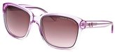 Thumbnail for your product : Armani Exchange Women's Square Transparent Purple Sunglasses
