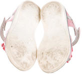 Thumbnail for your product : Blumarine Girls' Embellished Patent Leather Sandals