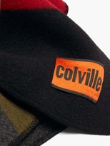 Thumbnail for your product : colville Striped Wool-blend Blanket - Brown Multi