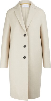 cream color wool coat