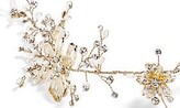 Thumbnail for your product : Brides & Hairpins Atiena Embellished Floral Motif Halo & Sash