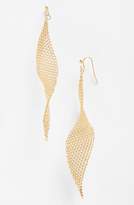 Thumbnail for your product : Jules Smith Designs Mesh Fan Drop Earrings