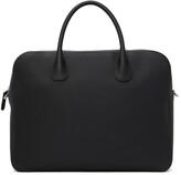 Thumbnail for your product : Giorgio Armani Black Tumbled Leather Briefcase