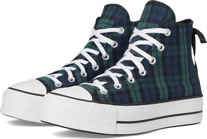 Converse Chuck Taylor All Star Lift Women's Shoes Navy/Black/White : 6 B - Medium, Suede
