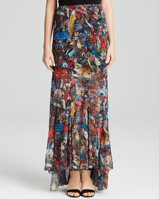 Alice + Olivia Maxi Skirt - Paige High Low Floral