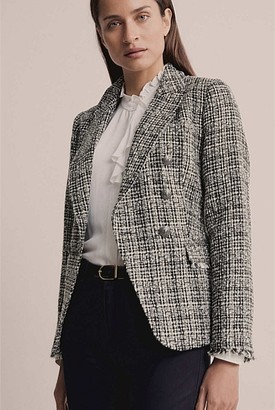 witchery houndstooth blazer