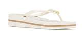 Thumbnail for your product : Michael Kors Collection Bedford stripe flip flops