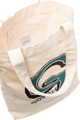 Gramicci Cotton Logo-Print Tote Bag