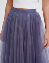 Thumbnail for your product : Little Mistress Tulle Midi Prom Skirt