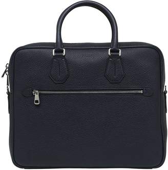 Bally Pebbled Leather Briefcase