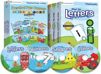 Preschool Prep Company Preschool Prep DVD 4-Pack with Flashcards