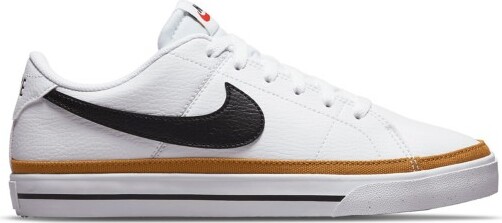 Women's Nike Court Legacy Next Nature Sneakers 5 Regular White/Black-Desert Ochre-Team Orange