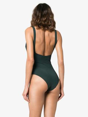 Onia archie button detail swimsuit