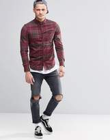 Thumbnail for your product : Element Buffalo Check Flannel Shirt In Regular Fit In Napa Red Buttondown