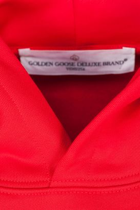 Golden Goose Deluxe Brand 31853 Rear Printcropped Hoodie