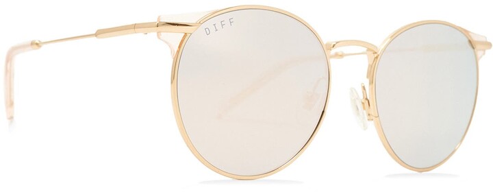 large round mirrored sunglasses