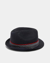 Thumbnail for your product : Ted Baker PLAYON Straw trilby hat