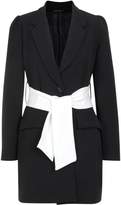 Thumbnail for your product : boohoo Contrast Belted Volume Sleeve Blazer Dress