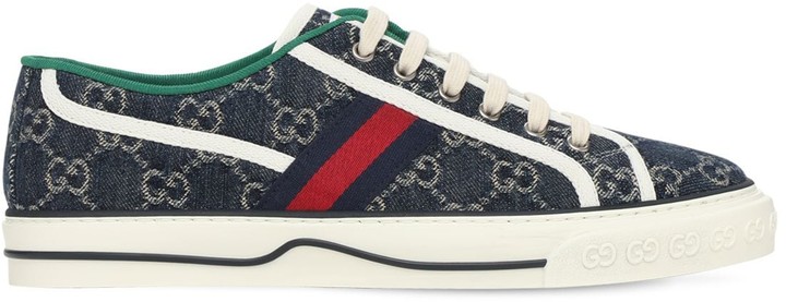 blue gucci trainers