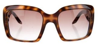 Christian Dior Jewel-Embellished Square Sunglasses