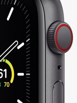 Thumbnail for your product : Apple Watch SE GPS + Cellular, 44mm Space Grey Aluminium Case with Charcoal Sport Loop