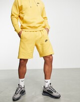 Thumbnail for your product : Nike Revival shorts in pale mustard